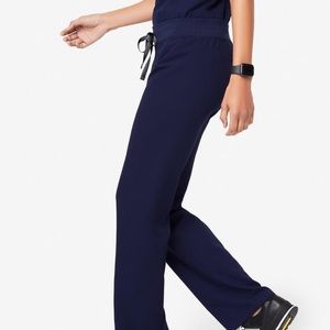 XXS FIGS navy blue Livingston basic scrub pants.